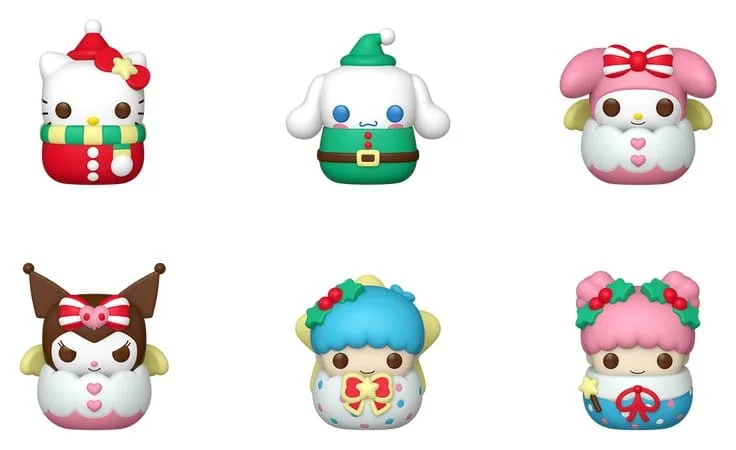 Sanrio Pocket POP! Vinyl Figure Snowballs 4 cm - 1 Unidade Aleatória